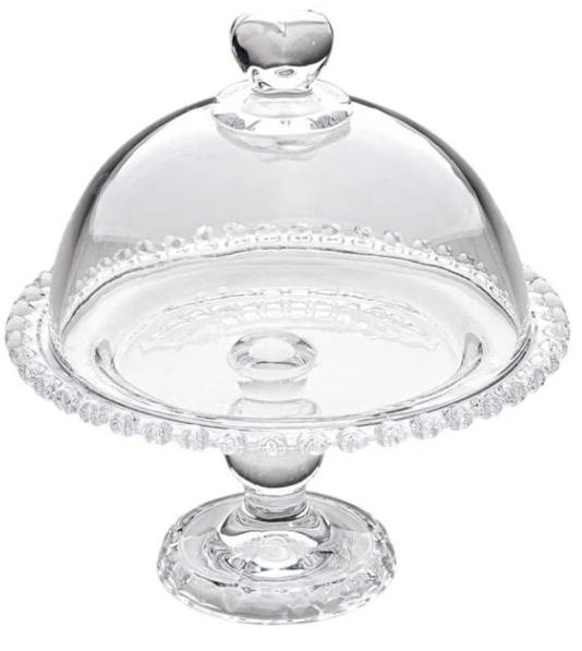 БЛЮДО "SWEETY" С КРЫШКОЙ НА НОЖКЕ 19,5Х20,5 СМ, 691-112 фото 1 &mdash; Posudio