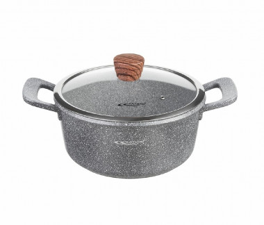 Кастрюля  4,5л с/кр а/пр [ПИРИТ] 24*11,5см — Posudio