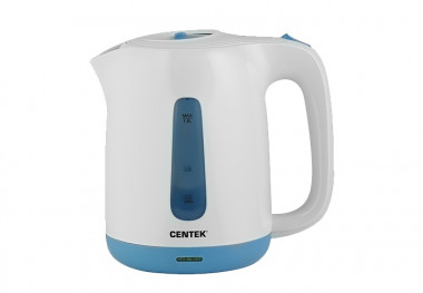 Чайник Cеntek  CT-0044 голуб стекло 2200Вт  1,8л — Posudio