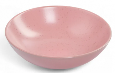 Тарелка суповая DROPS розовый 18,6см. &mdash; Posudio