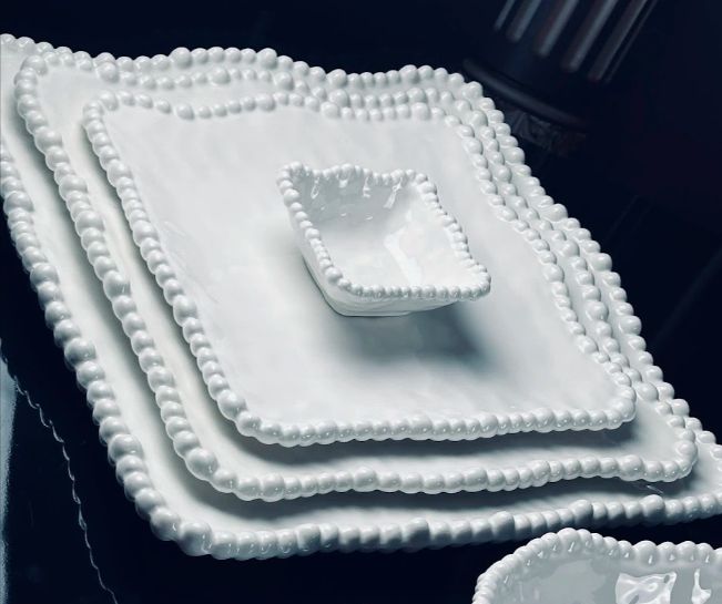 Квадратное блюдо 25,5см МАРИНЕТ в под.уп.(х12)Фарфор 305-253 фото 1 — Posudio