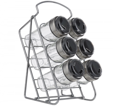 Набор емкостей для специй 7предметов на подставке Nadoba Petra NAD741017 &mdash; Posudio