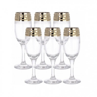 Набор 6 бокалов "Греческий узор" (Гусь Хрустальный) EAV03-419 &mdash; Posudio
