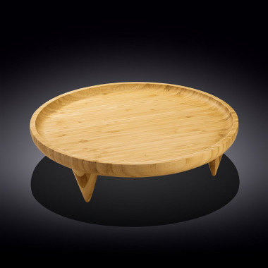 Блюдо круглое н/ножках bamboo (46см.) Wilmax — Posudio