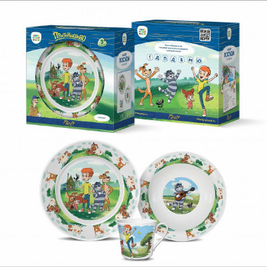 Набор посуды детский  "Новое Простоквашино" &mdash; Posudio