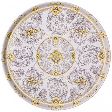 Поднос сервировочный AGNESS "ROCOCO" 33х2,1см &mdash; Posudio