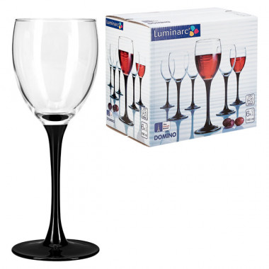 Набор фужеров для вина ДОМИНО 6шт 190мл &mdash; Posudio