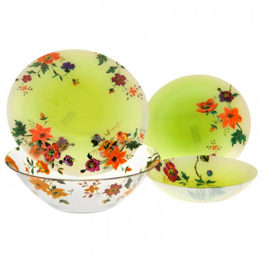 Столовый сервиз 19 предметов Luminarc Maritsa Green J7601 &mdash; Posudio