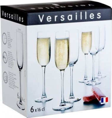 Набор фужеров для шампанского ВЕРСАЛЬ 6шт 160мл — Posudio