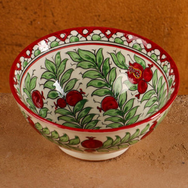 Коса Риштанская Керамика &quot;Гранаты&quot; 15 см, малая, микс — Posudio