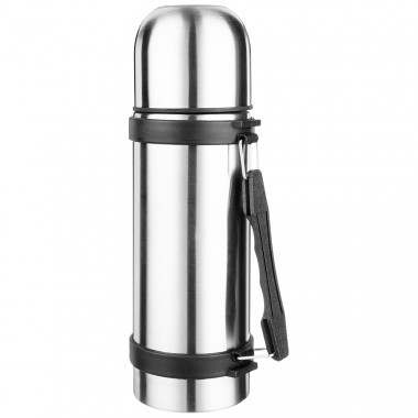 ТЕРМОС AGNESS УНИВЕРСАЛЬНЫЙ 500 МЛ КРЫШКА-ЧАШКА, ВИНТОВАЯ ПРОБКА, УЗКОЕ ГОРЛО, КОЛБА НЖС &mdash; Posudio