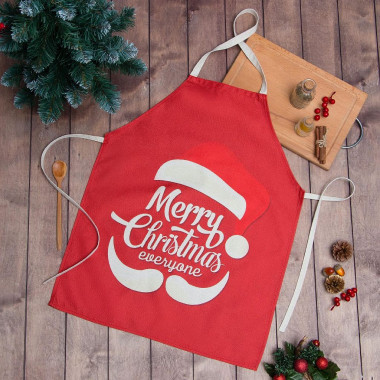 Фартук Доляна «Рождество» 54 х 68см,50% п/э, 50% лён — Posudio