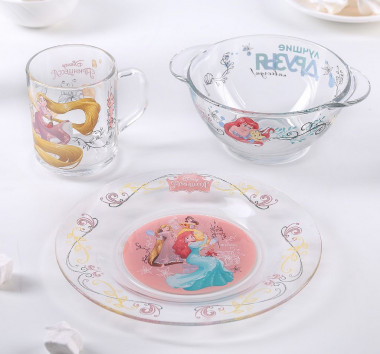 Набор для завтрака 3 предмета Принцессы — Posudio