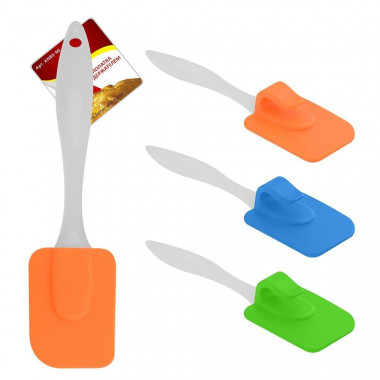 Лопатка 3 цв. силик.(Мультидом) — Posudio