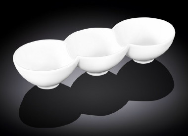 Менажница 3-х секц. 26*9,5*5см (Wilmax) WL-992601/А &mdash; Posudio