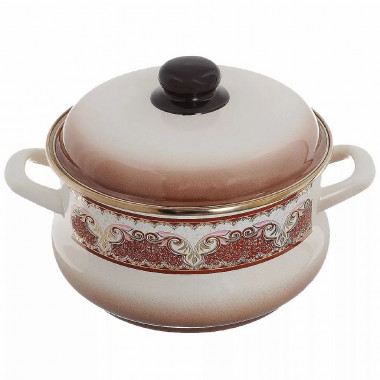 Кастрюля глубокая 2л Metrot Терракот 082746 — Posudio