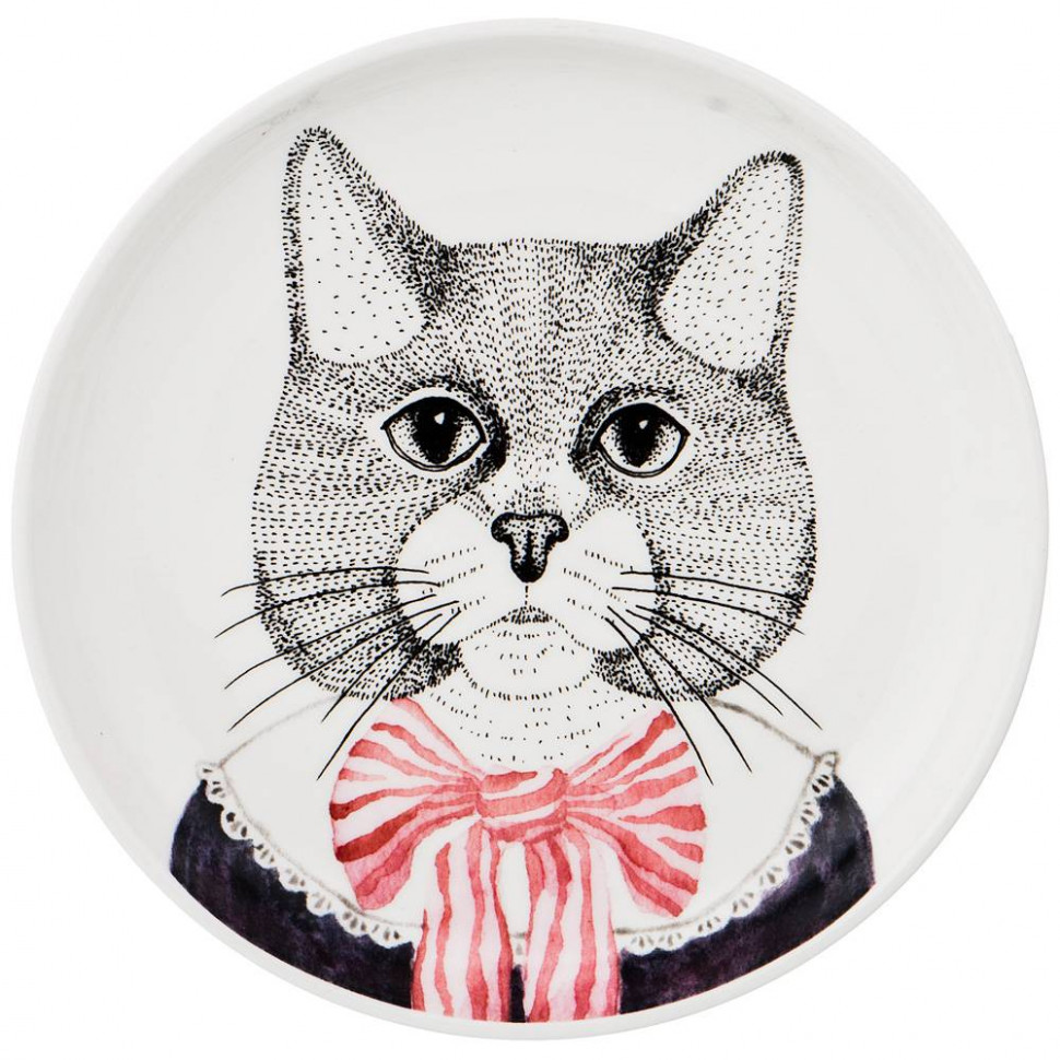 Тарелка закусочная "FASHION ANIMALS" 19см. фото 1 — Posudio