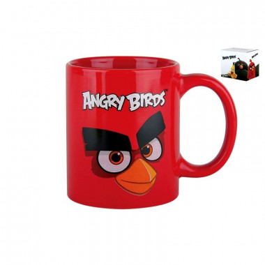 Кружка 340 сердитые птички РЕД — Posudio