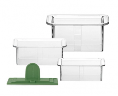 Формочки для придания блюдам формы Presto Foodstyle прямоуг. 3шт 422214 — Posudio