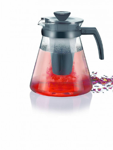 Чайник стеклянный с ситечками 1,25 л Tescoma Teo 64662200 &mdash; Posudio