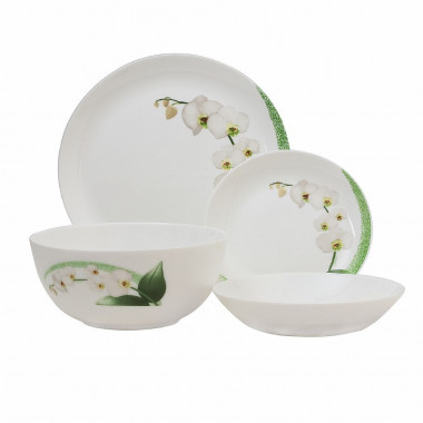 Столовый сервиз 19 предметов Luminarc White Orchid N5025 — Posudio