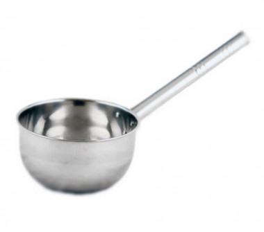 Ковш 1,4л б/кр d-16 с длинной ручкой нерж — Posudio