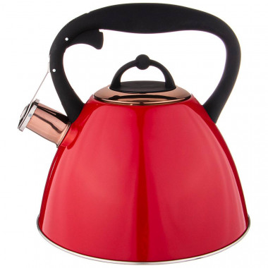Чайник со свистком 2,7л. с индукц. капсульным дном титан покрытие &mdash; Posudio