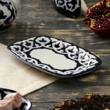 Тарелка четырехугольная Пахта 23 х 15 см — Posudio