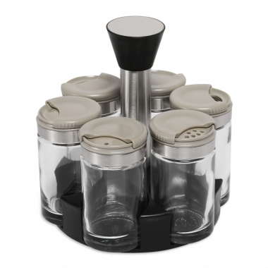 Емкость для специй на подставке 100мл LYRA 6шт — Posudio