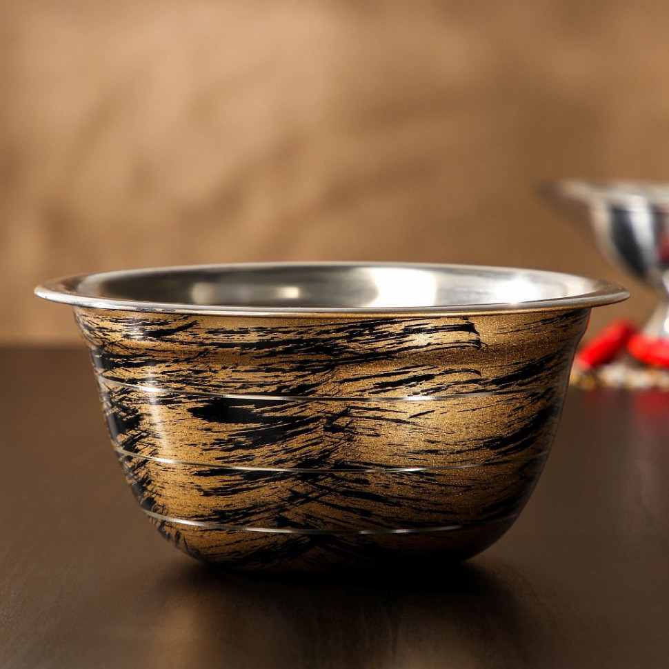Миска Доляна Wood, 550 мл, d=14 см, цвет древесный фото 1 — Posudio