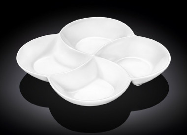 Менажница 4-х секц. 22*22см (Wilmax) WL-992649/А &mdash; Posudio