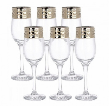 Набор 6 бокалов "Версаче" (Гусь Хрустальный) EAV08-160 &mdash; Posudio