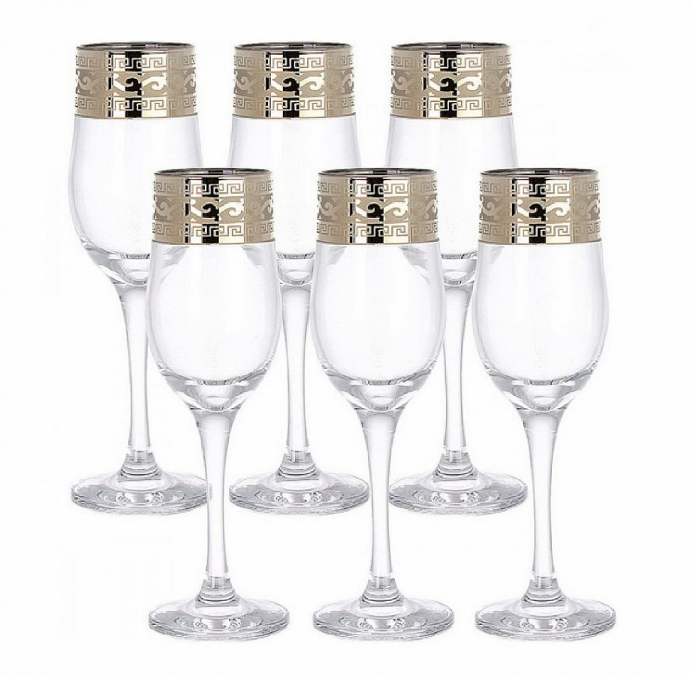 Набор 6 бокалов "Версаче" (Гусь Хрустальный) EAV08-160 фото 1 &mdash; Posudio