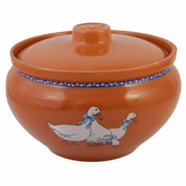 Горшочек традиционный 1,5л."Гуси" &mdash; Posudio