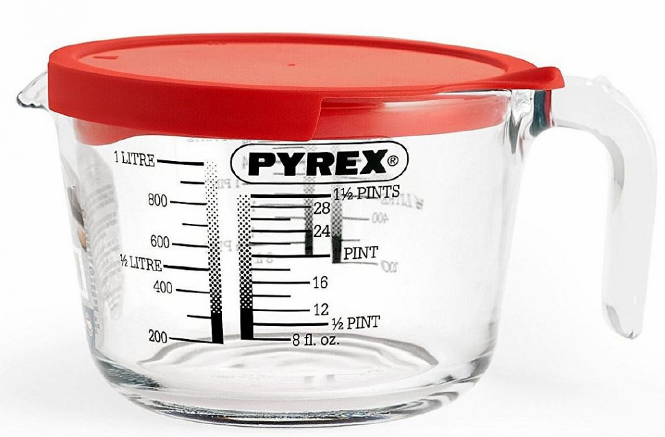 Кувшин мерный с крышкой PYREX 1л фото 1 — Posudio