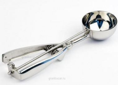 Ложка д/мороженого 51,5мм 45мл с механиз. нерж. (Мастергласс) &mdash; Posudio