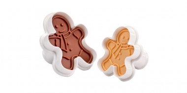 Формочки с печатью для печенья Delicia 2шт фигурки &mdash; Posudio