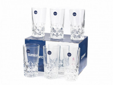 Набор стаканов 340мл 6шт Luminarc Sancy N0764 — Posudio