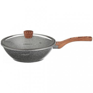 Сковорода 28см с/кр ВОК а/пр [ПИРИТ] дно 18,0см &mdash; Posudio