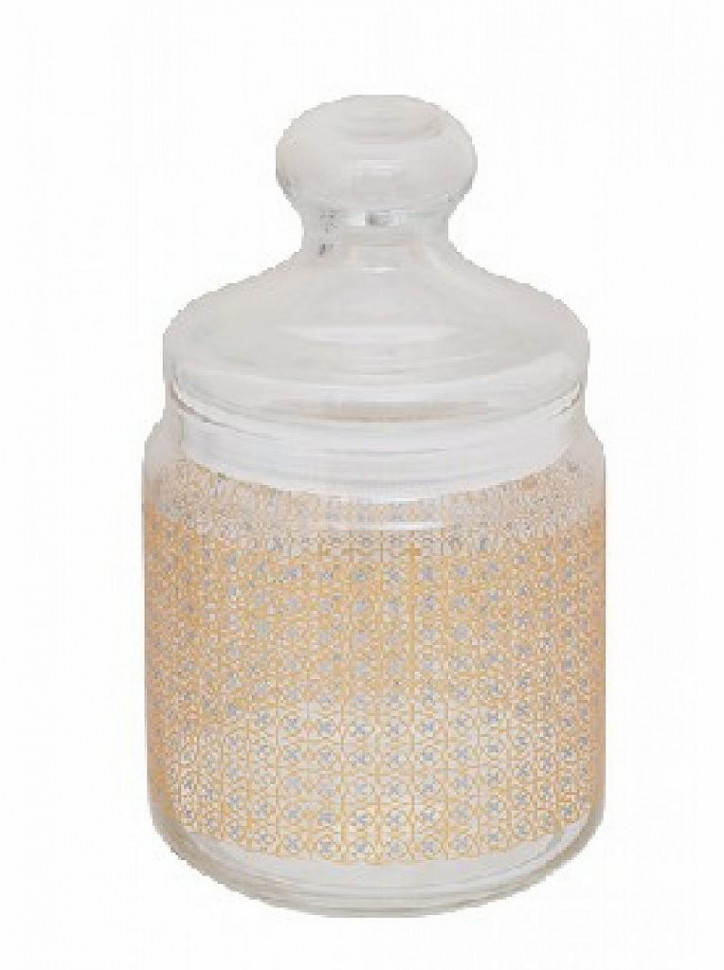 Банка для сыпучих продуктов 0.75л Luminarc Galaxy Gold, L7825 фото 1 — Posudio