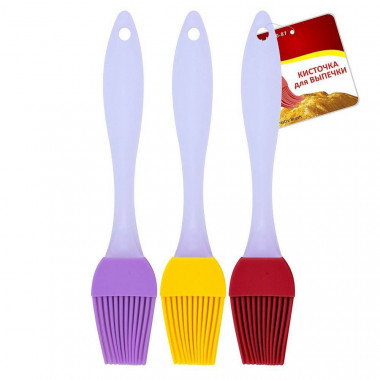 Кисточка д/выпечки силик 3цв — Posudio