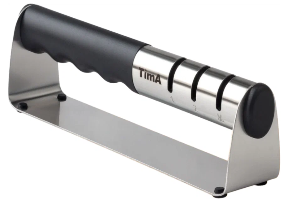 Точилка для ножей и ножниц TimA  черная (керамика-метал-алмаз) Н1153S фото 1 &mdash; Posudio