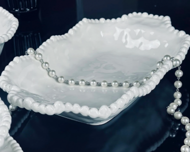 Прямоугольное блюдо 32см МАРИНЕТ с ручками в под.уп.(х12)Фарфор 305-254 &mdash; Posudio