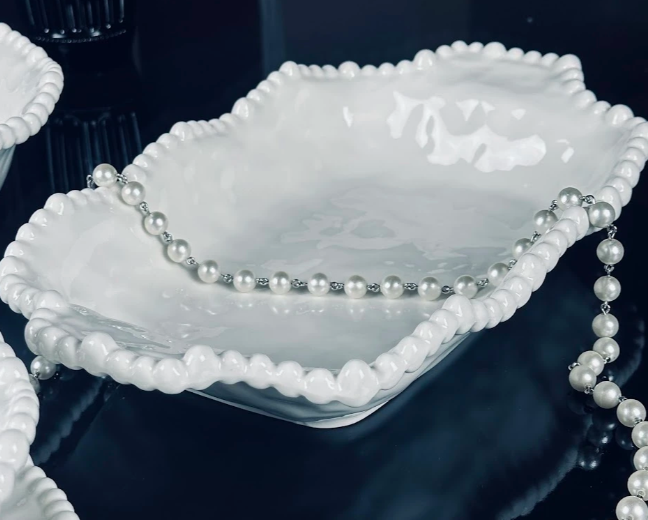 Прямоугольное блюдо 32см МАРИНЕТ с ручками в под.уп.(х12)Фарфор 305-254 фото 1 &mdash; Posudio