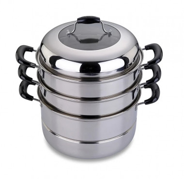 Кастрюля-мантоварка 3 ур.26см. &mdash; Posudio