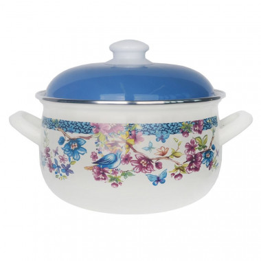 Кастрюля глуб. 2.1л 16см с крышкой, Naturel Avsar — Posudio