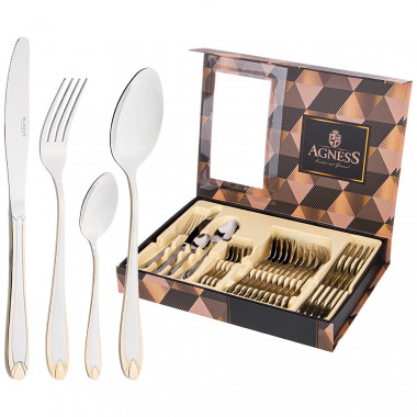 Набор столовых приборов 6 персон 24пр — Posudio