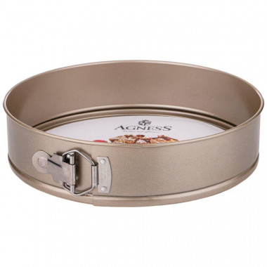 ФОРМА ДЛЯ ВЫПЕЧКИ AGNESS РАЗЪЕМНАЯ С АНТИПРИГАРНЫМ ПОКРЫТИЕМ 28X6.8 СМ &mdash; Posudio