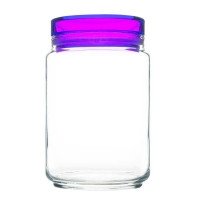 Банка для сыпучих продуктов 1л Luminarc Colorlicious Violet L8343 &mdash; Posudio