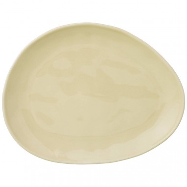 Тарелка обеденная Meadow 29х23см кремовая &mdash; Posudio